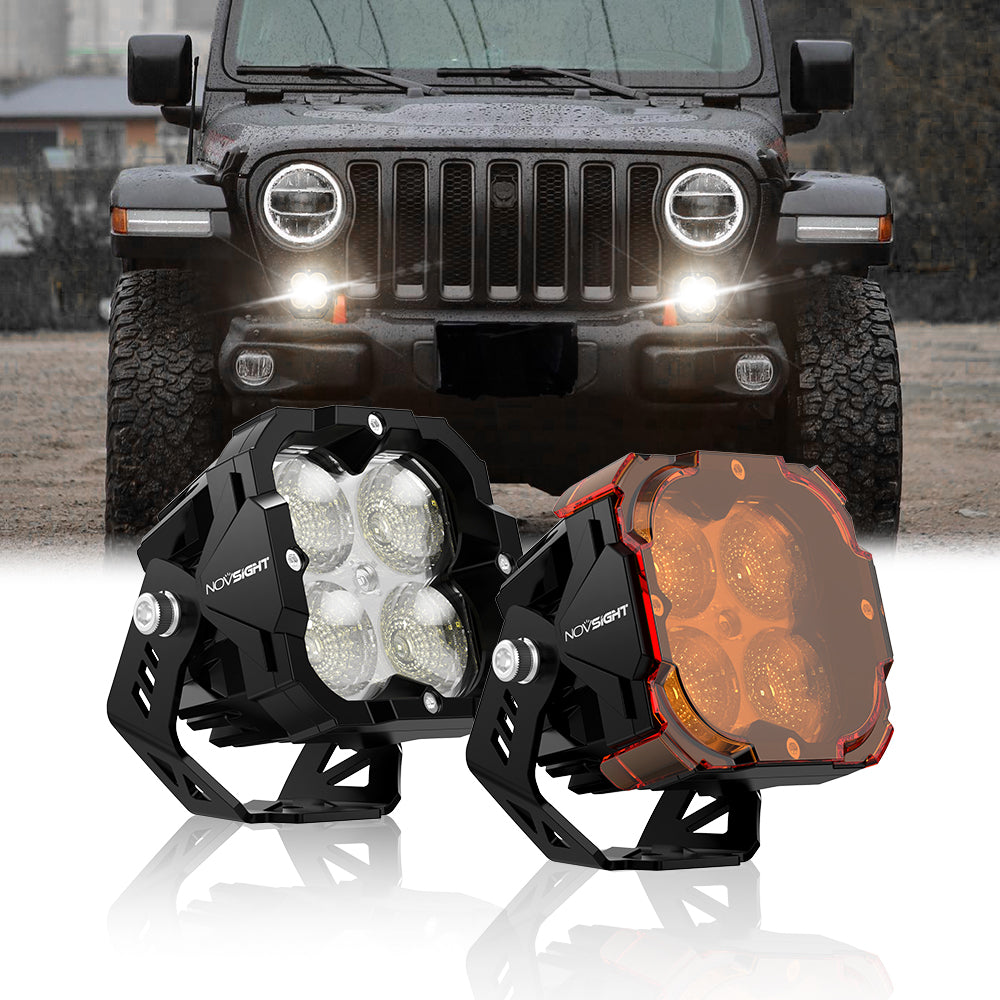 CYBER 1 Series 3 Inch Cube LED Pods Off road Auxiliary Flood Light D