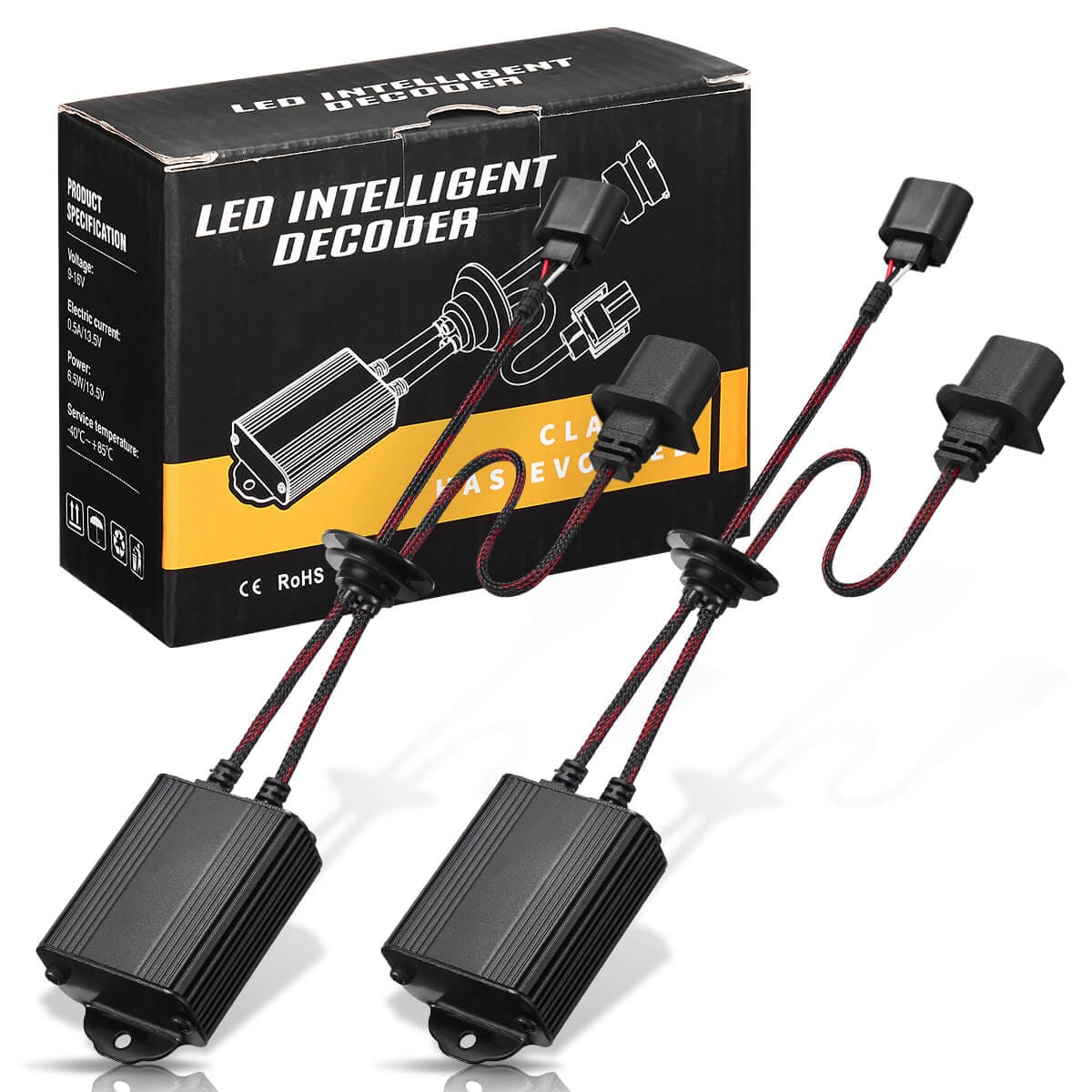 LED Headlight fog light CANbus Decoder kit, Anti Flickering