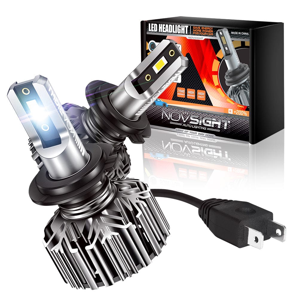 Novsight LED Headlight Bulbs Conversion Kit 6500K Xenon White 90W/pair  12,000LM/Pair Type H8/H9/H11 - CloudSaleStore