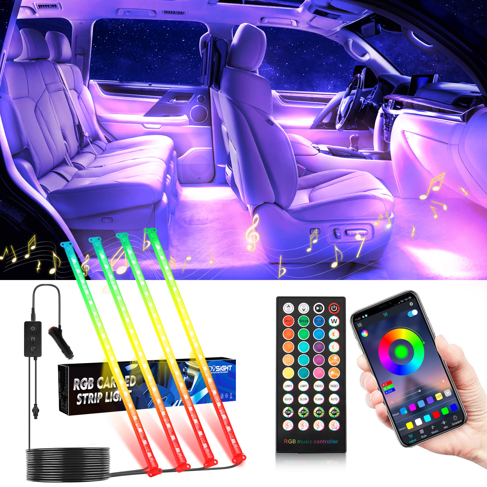 T10 LED Signal Lights RGB T10 Canbus 194 Remote Control Car Accessories  Auto Interior Clearance Light Bulbs for Cars - China 194 Remote,  Automobiles Lamp