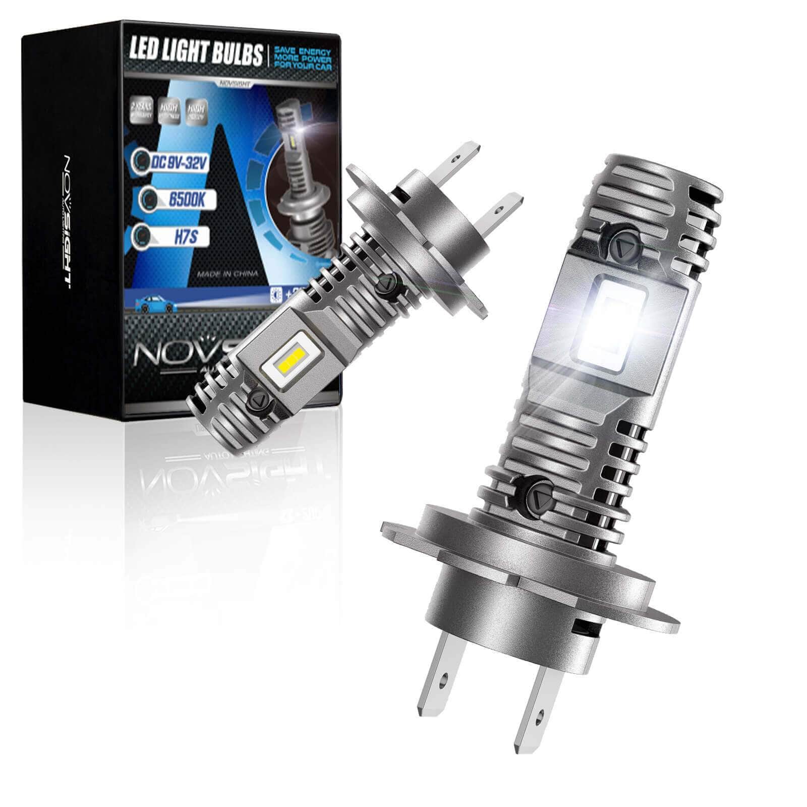 N36 Universal Series Wireless | H7 H10 H11 LED Bulbs Fanless 40W 12000  Lumens 6500K White | 2 Bulbs
