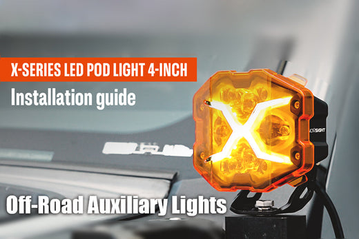 Novsight X Series LED Pod Light Installation Tutorial Guide