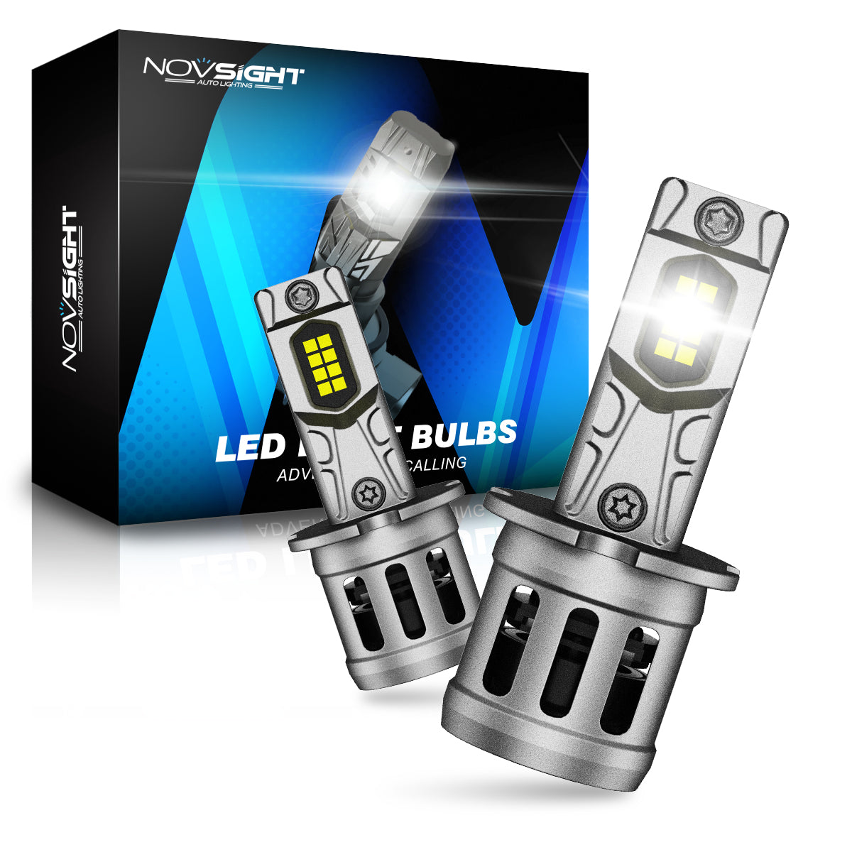 N63 actualizado Mini serie 1:1 inalámbrico | Bombillas LED H3 Tamaño mini original Luces antiniebla de 90 W | 2 bombillas