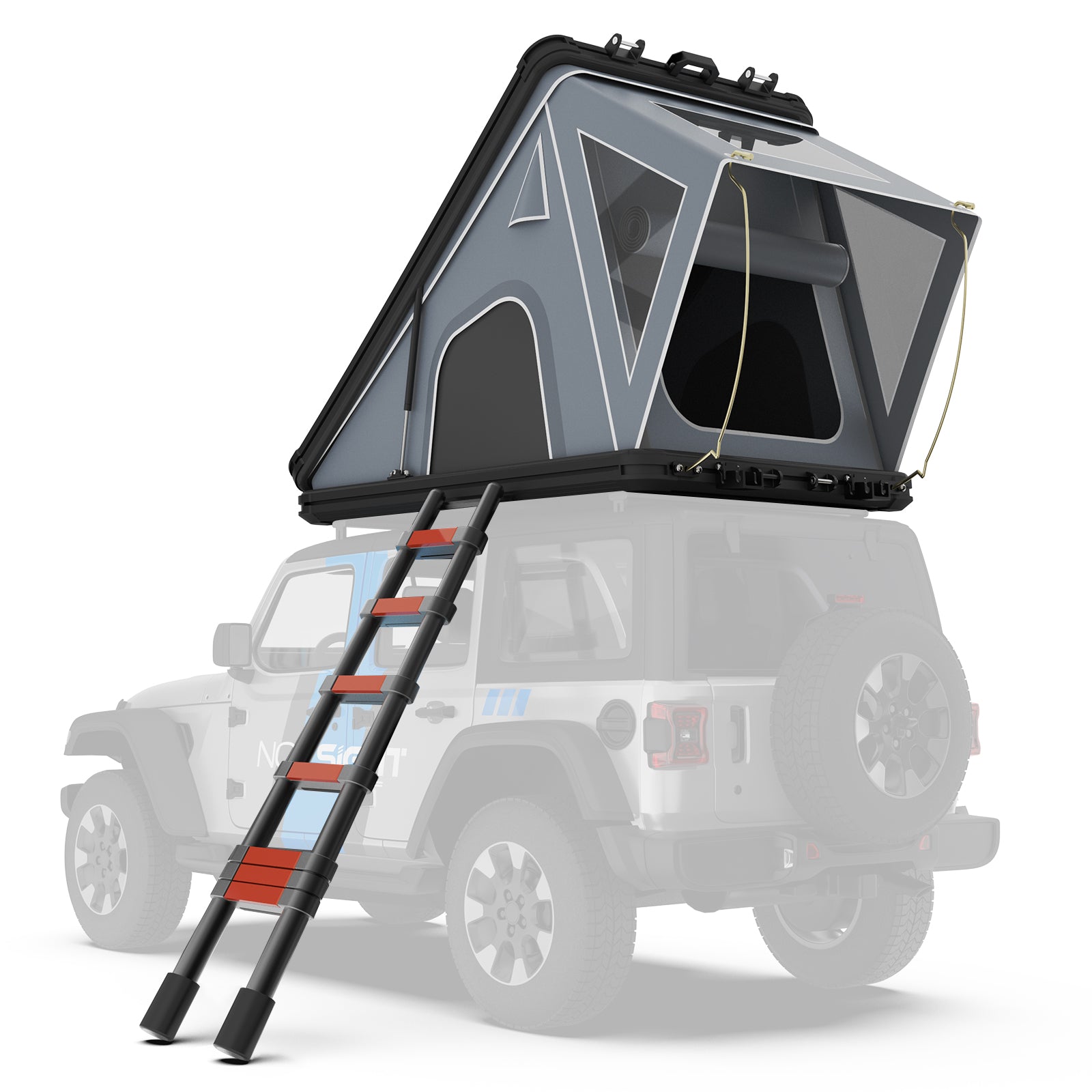 Hard shell roof clearance top tent jeep wrangler