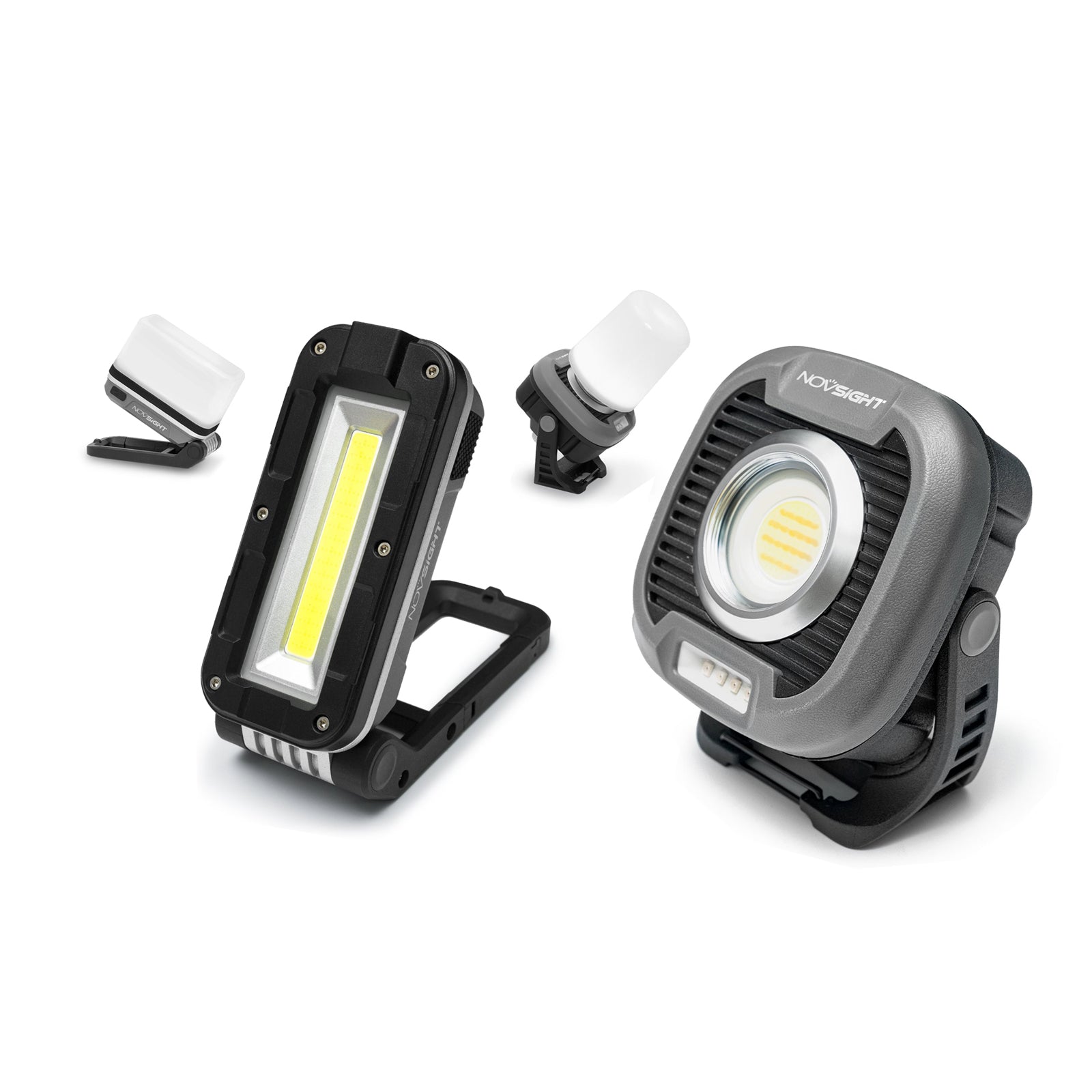 ‎Quadratisches LED-Arbeitsleuchten-Set für Camping