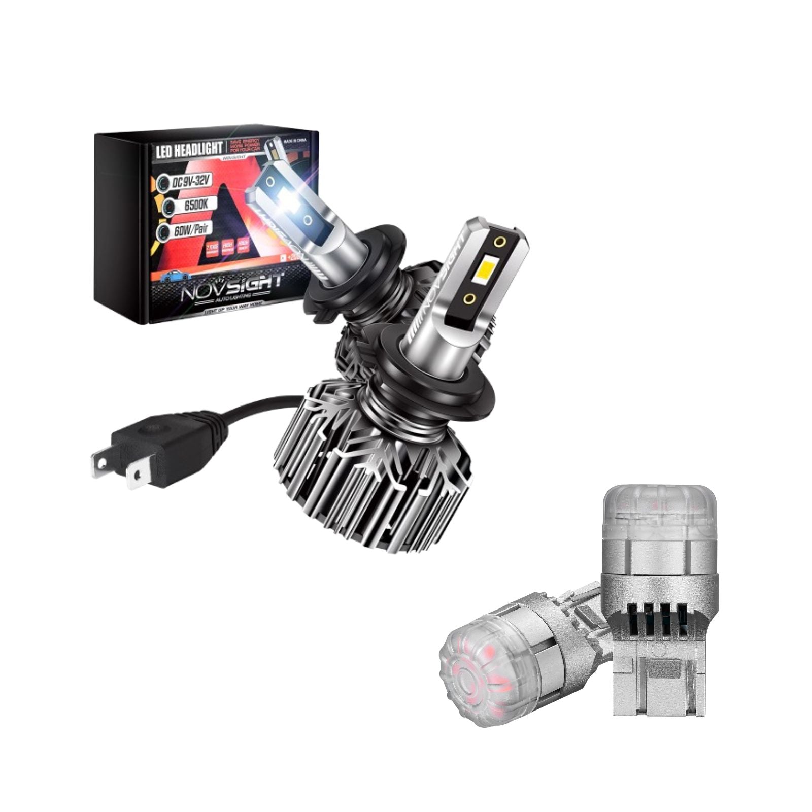 Flash Sale | LED Headlight Bulbs Turn Sinal Light Combo Pack 9004 9006 H7 H11 H13 Available