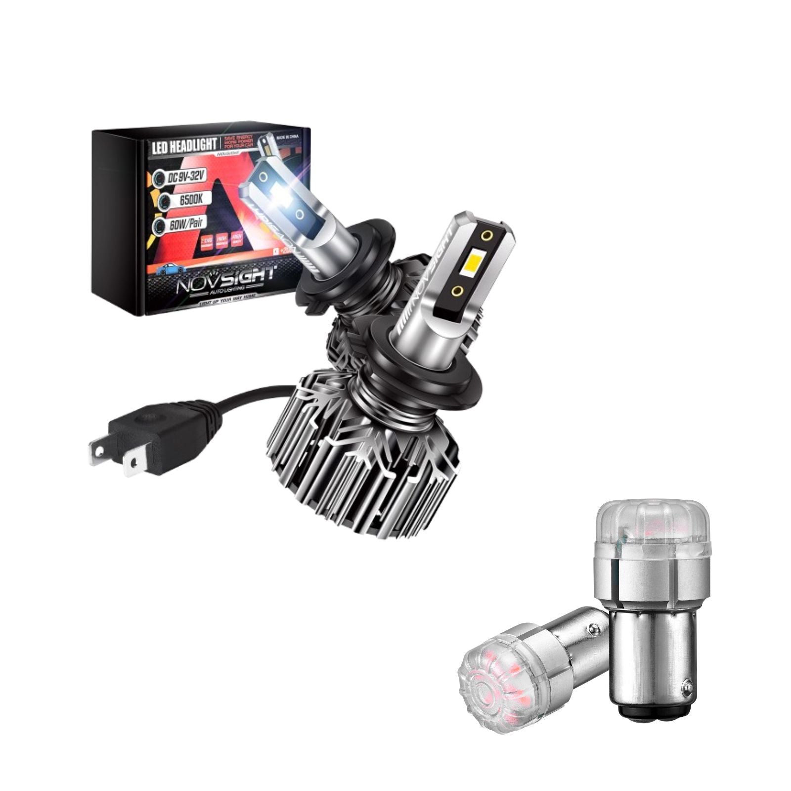 Flash Sale | LED Headlight Bulbs Turn Sinal Light Combo Pack 9004 9006 H7 H11 H13 Available