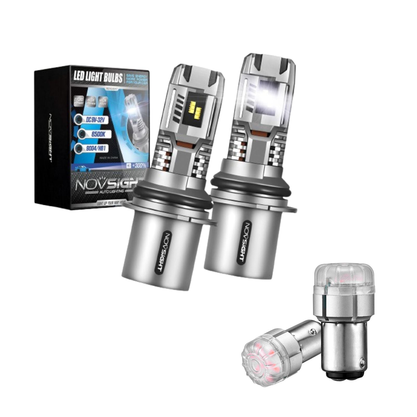 Flash Sale | LED Headlight Bulbs Turn Sinal Light Combo Pack 9004 9006 H7 H11 H13 Available