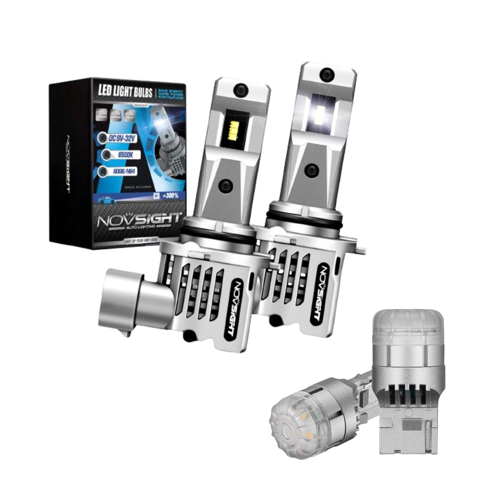 Flash Sale | LED Headlight Bulbs Turn Sinal Light Combo Pack 9004 9006 H7 H11 H13 Available