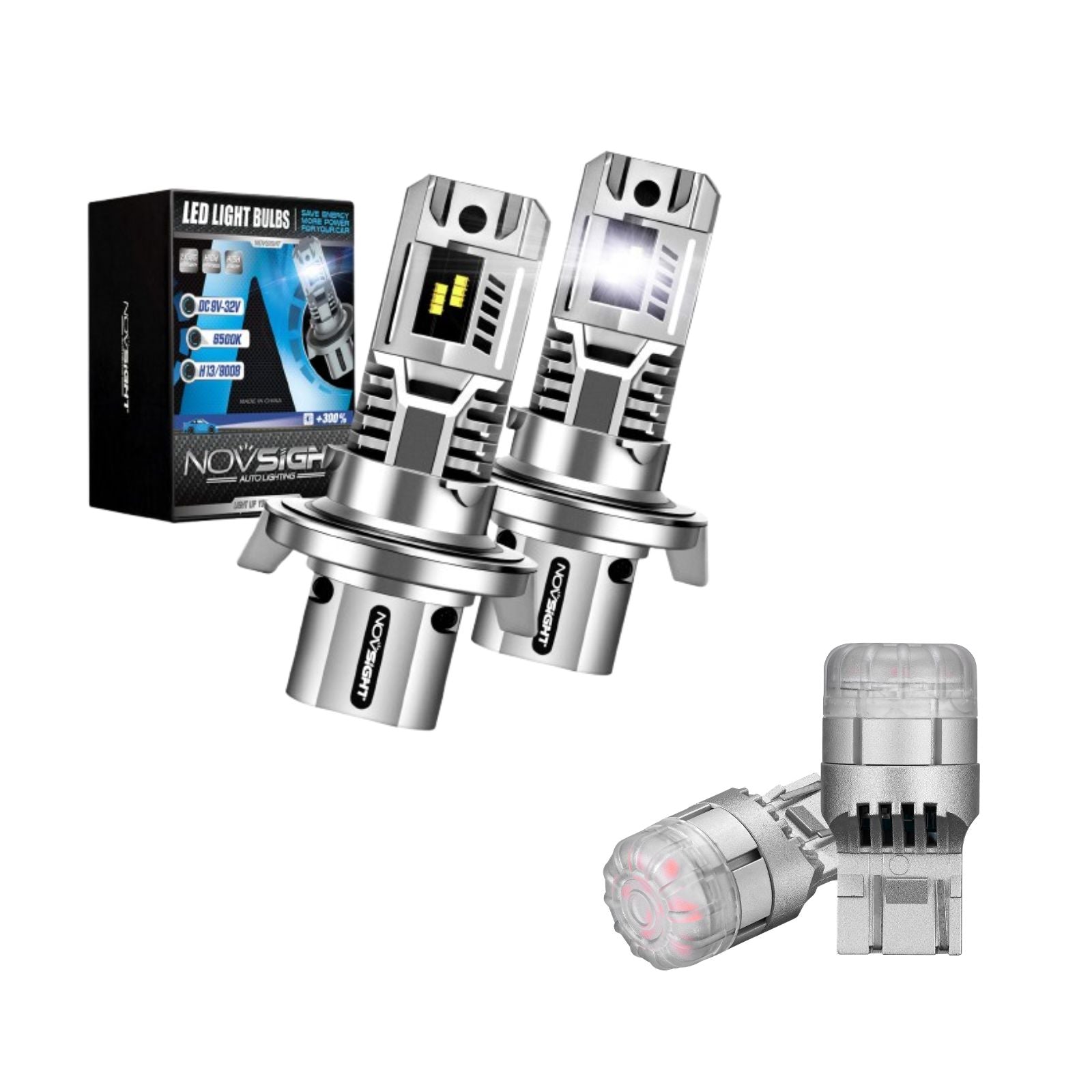 Flash Sale | LED Headlight Bulbs Turn Sinal Light Combo Pack 9004 9006 H7 H11 H13 Available