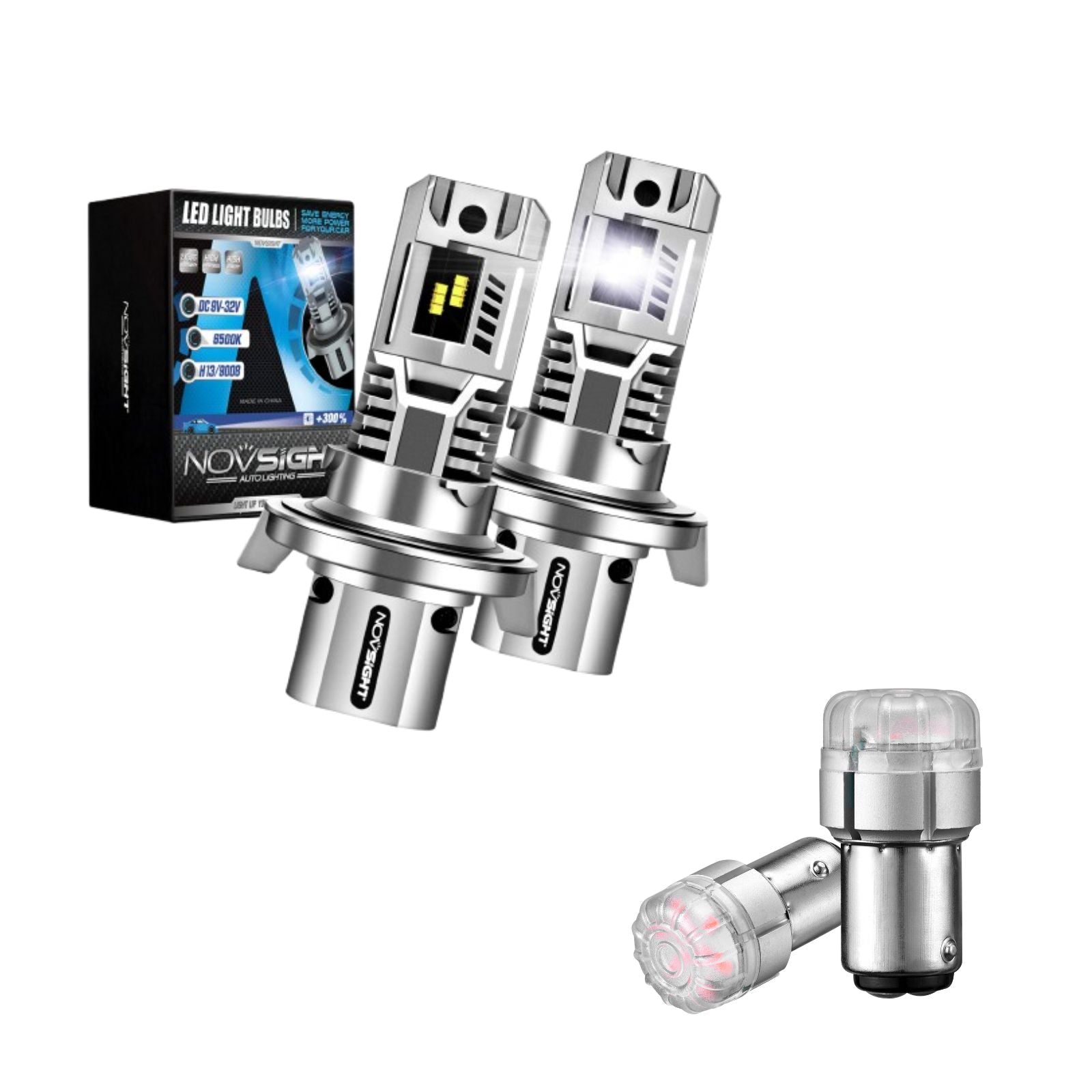 Flash Sale | LED Headlight Bulbs Turn Sinal Light Combo Pack 9004 9006 H7 H11 H13 Available