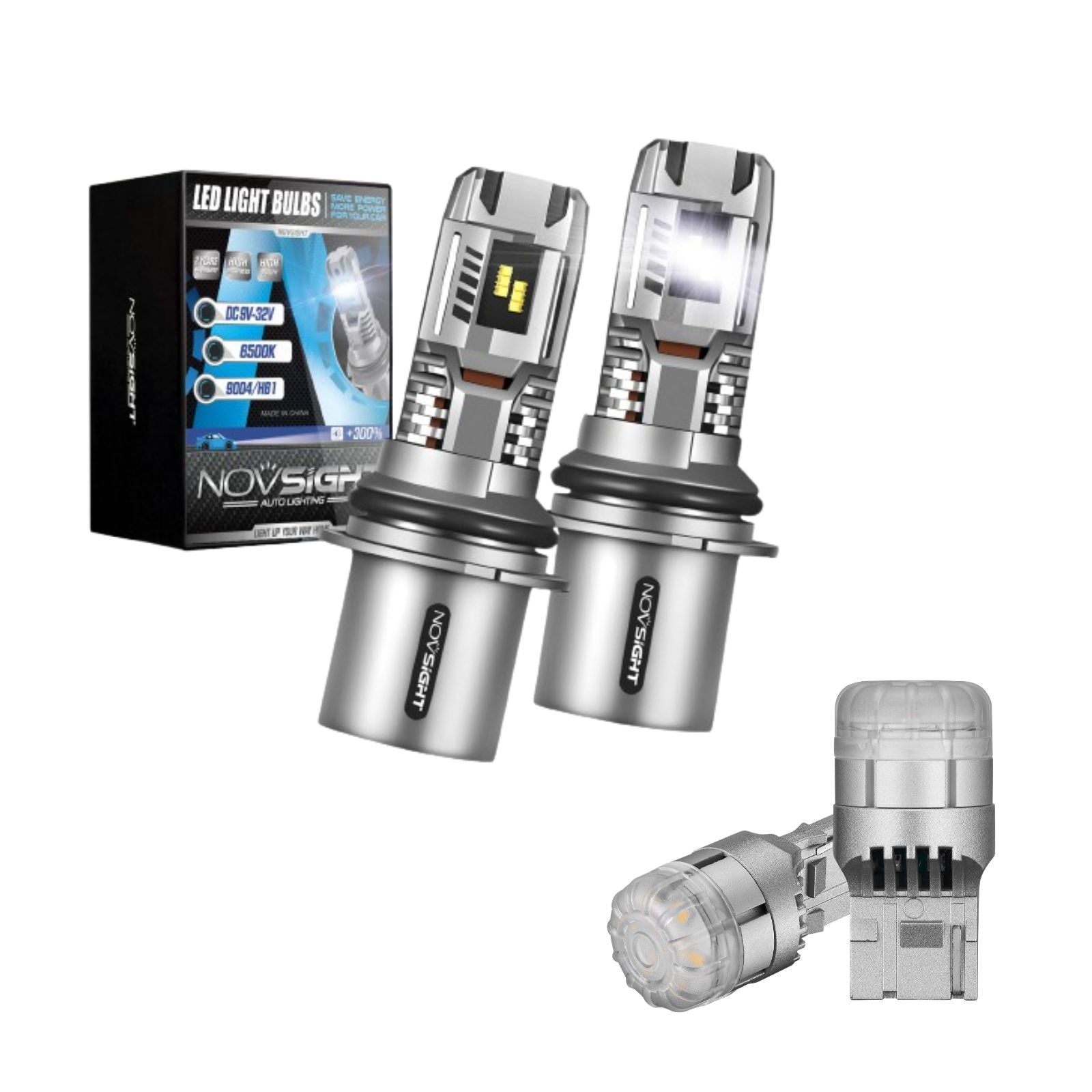 Flash Sale | LED Headlight Bulbs Turn Sinal Light Combo Pack 9004 9006 H7 H11 H13 Available