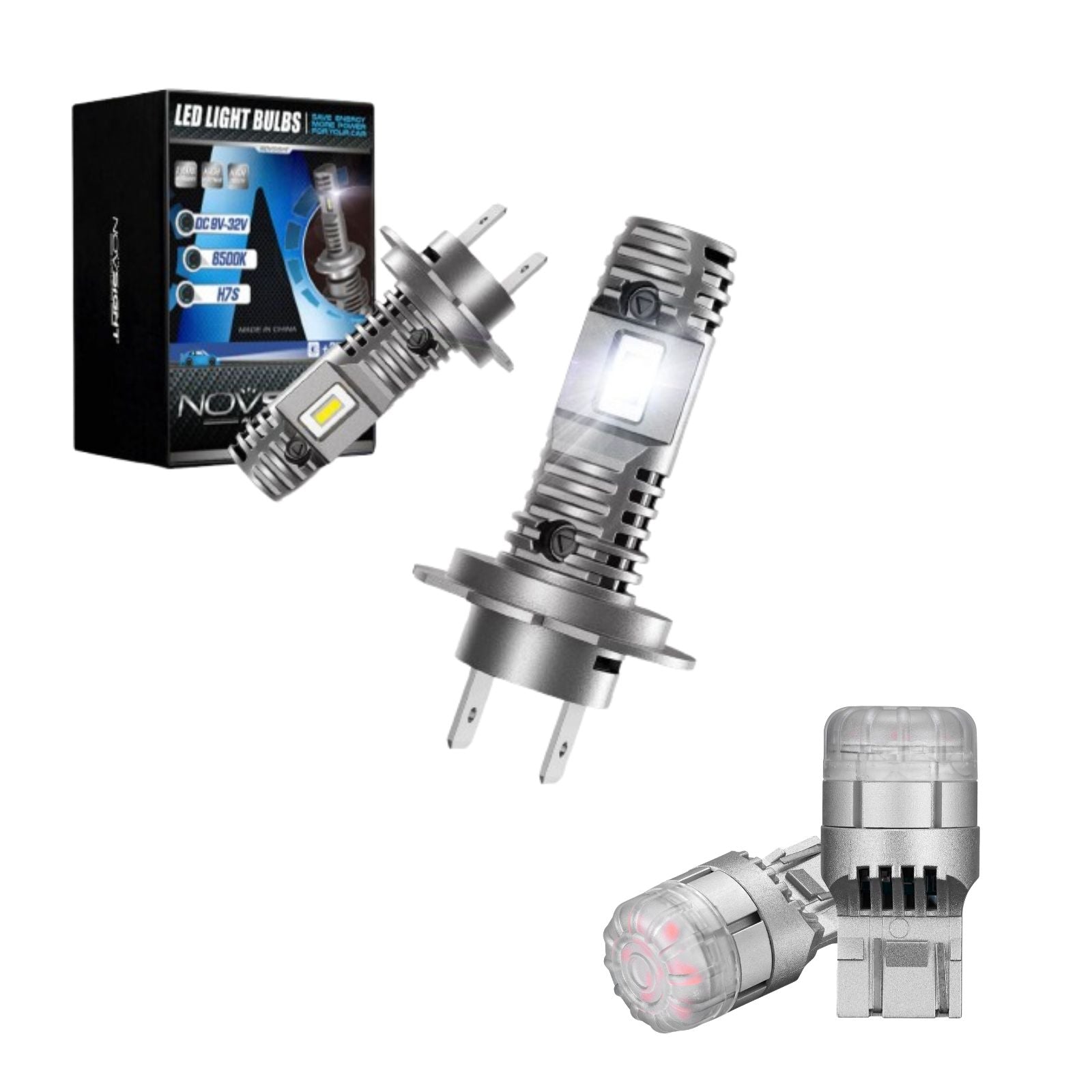 Flash Sale | LED Headlight Bulbs Turn Sinal Light Combo Pack 9004 9006 H7 H11 H13 Available