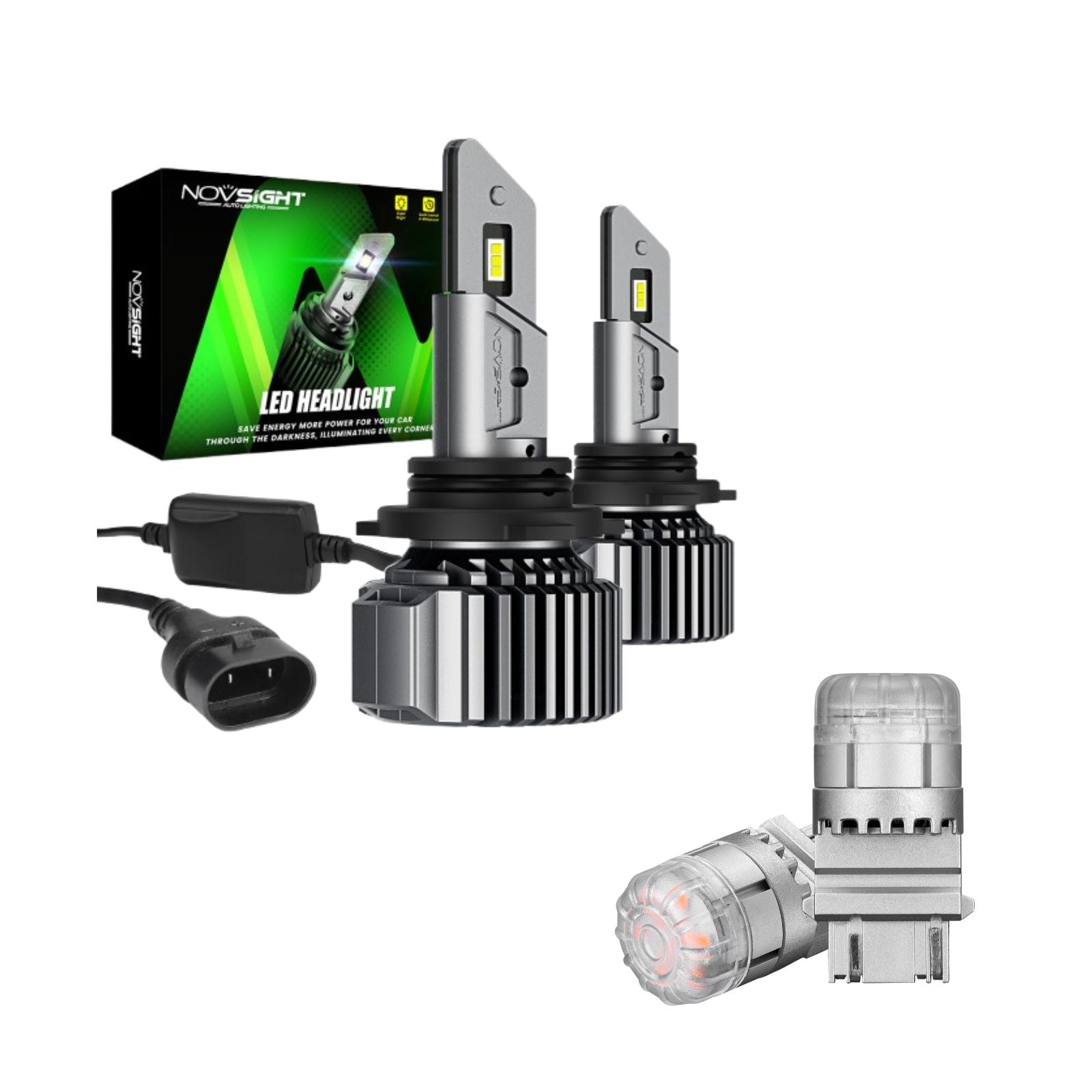 Flash Sale | LED Headlight Bulbs Turn Sinal Light Combo Pack 9004 9006 H7 H11 H13 Available