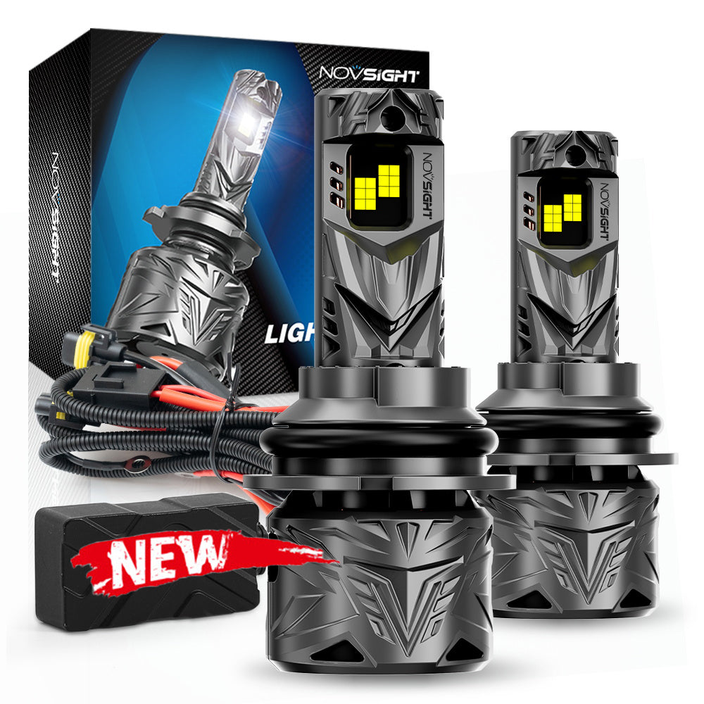 N70 Series | 9004 HB1 LED Bulbs Super Bright Headlights 240W 50000LM 6500K White | 2 Bulbs