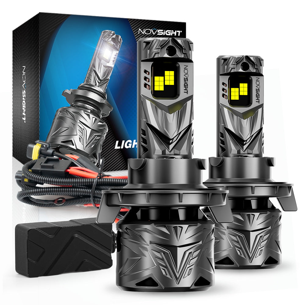 N70 Series | H4 H7 H11 H13 9004 9005 9006 9007 9012 LED Bulbs Super Bright Headlights 240W 50000LM 6500K White | 2 Bulbs