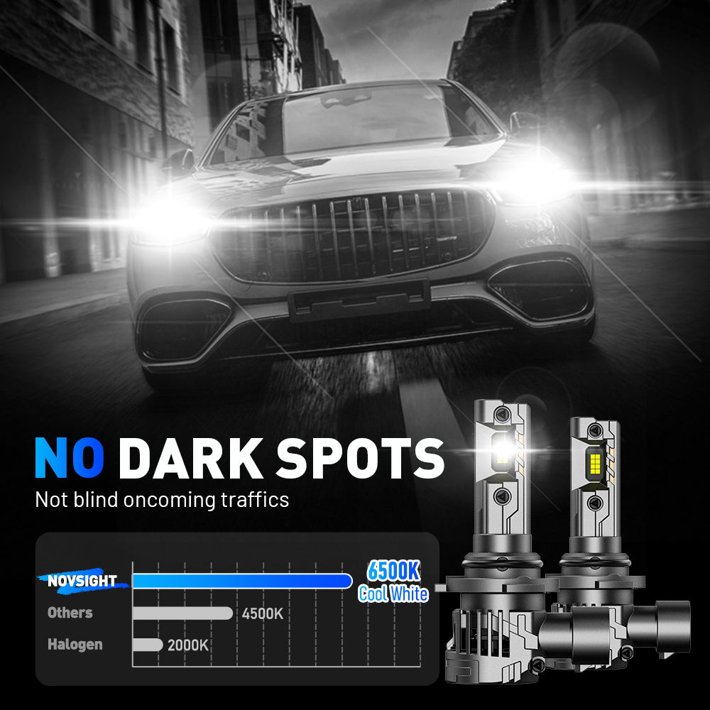 N99 Series Wireless | 9005 9006 Combo LED Headlight Bulbs 100W 24000LM 6500K White | 4 Bulbs