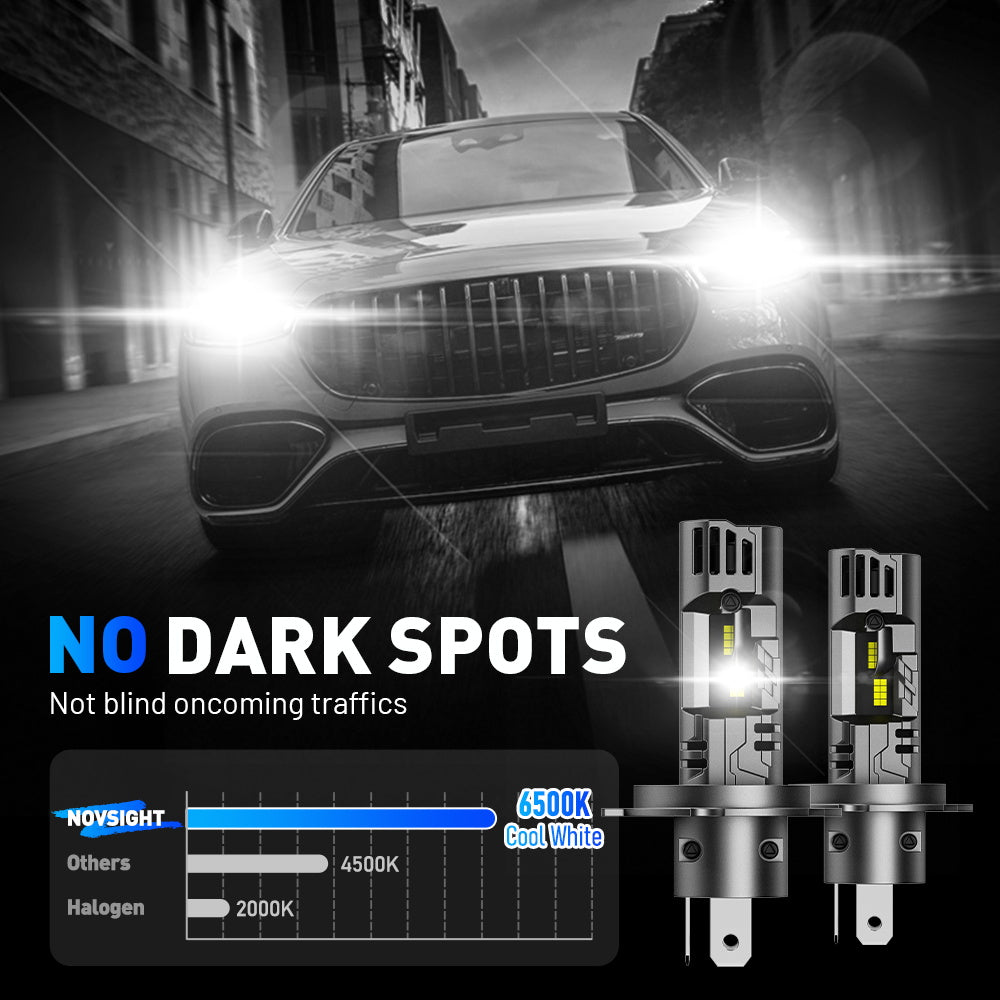 N99 Series Wireless | H4 HB2 9003 LED Headlight Bulbs 100W 24000LM 6500K White | 2 Bulbs