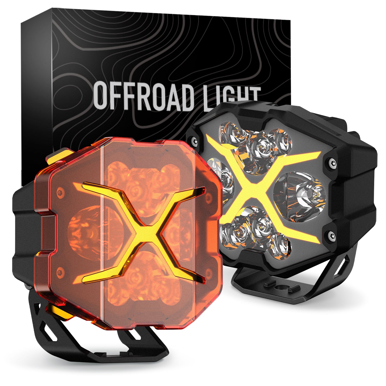 X-Series | 4-inch LED Pod Light X-Line DRL Driving Beam