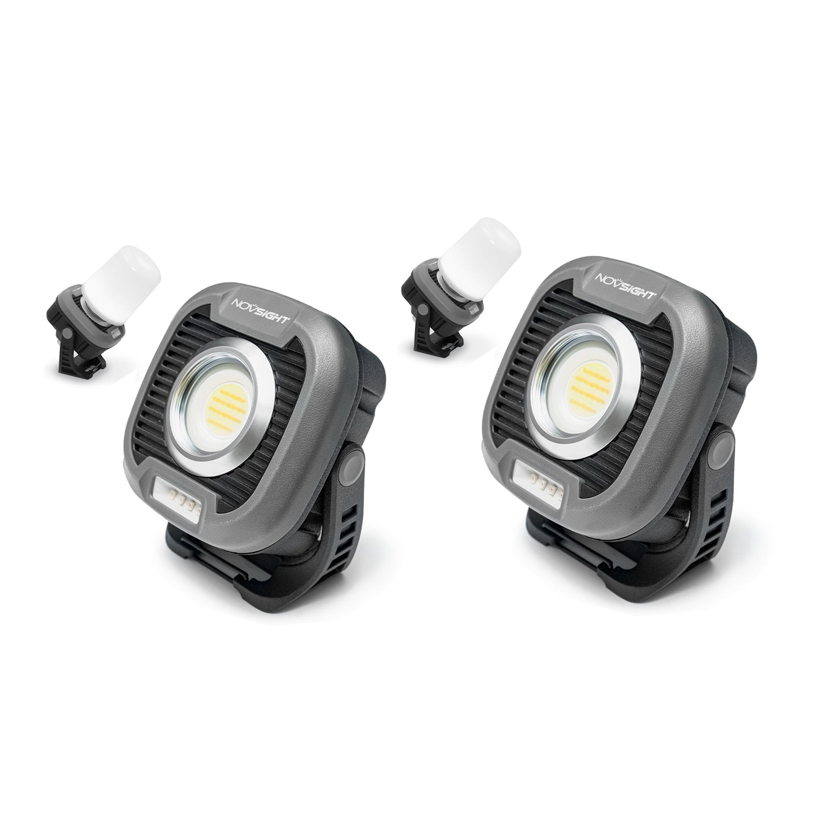 ‎Quadratisches LED-Arbeitsleuchten-Set für Camping