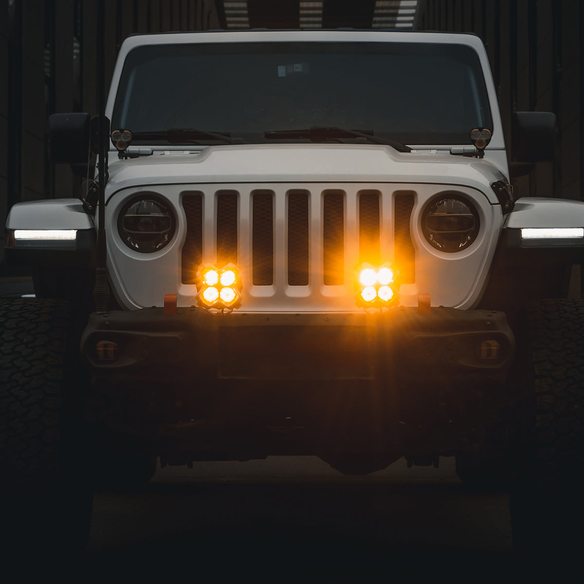 Halo 6-inch LED Pod Lights Kit for Jeep Wrangler Jeep Gladiator Jeep Mojave