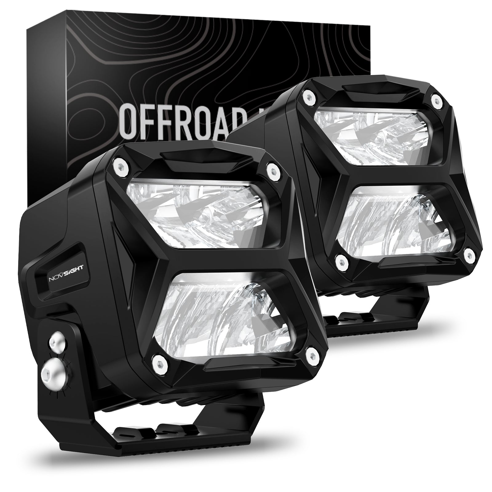 Rock Series | 4-inch LED Pod Lights Driving Lights