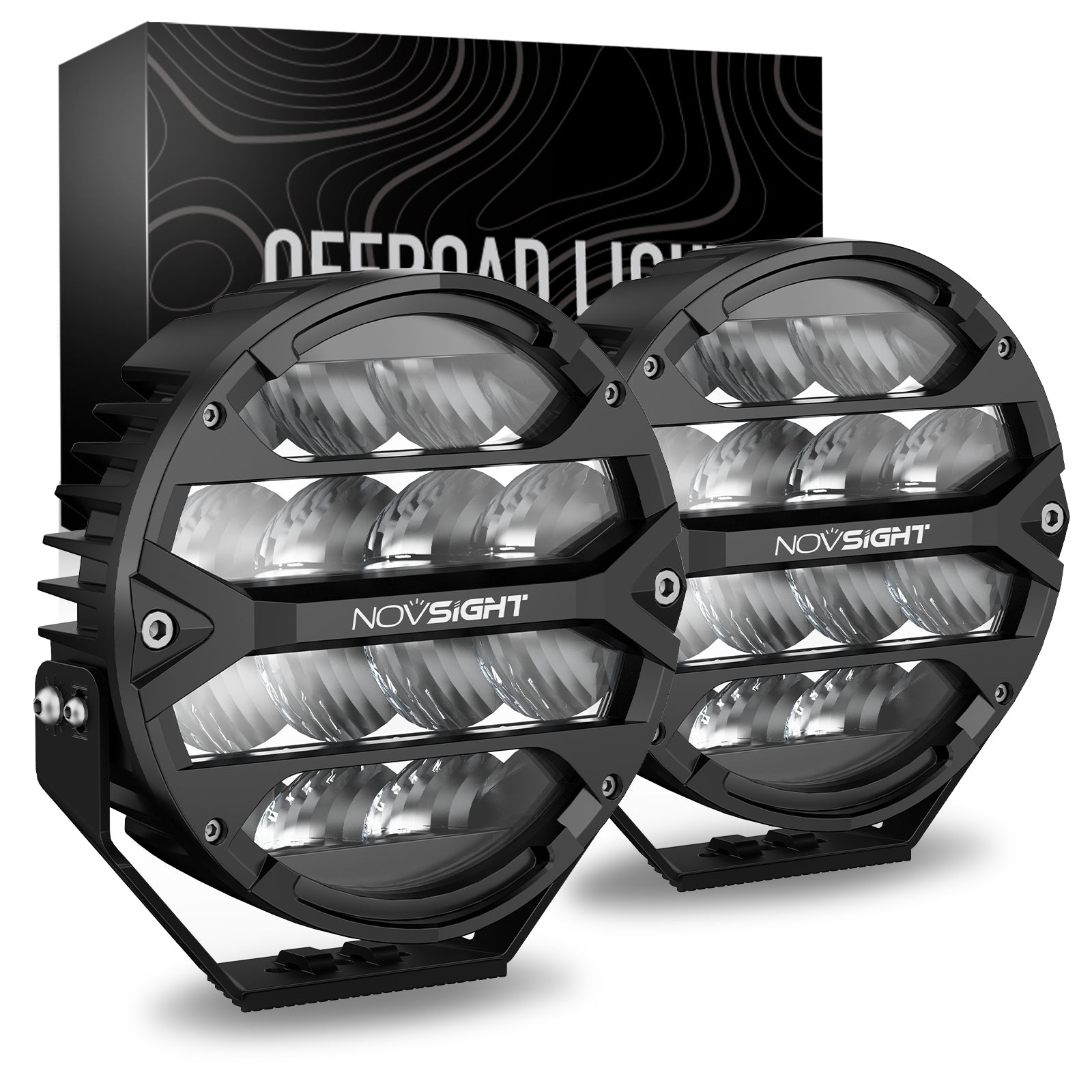 Rock Series | 9-inch LED Pod Round Lights Diving Lights