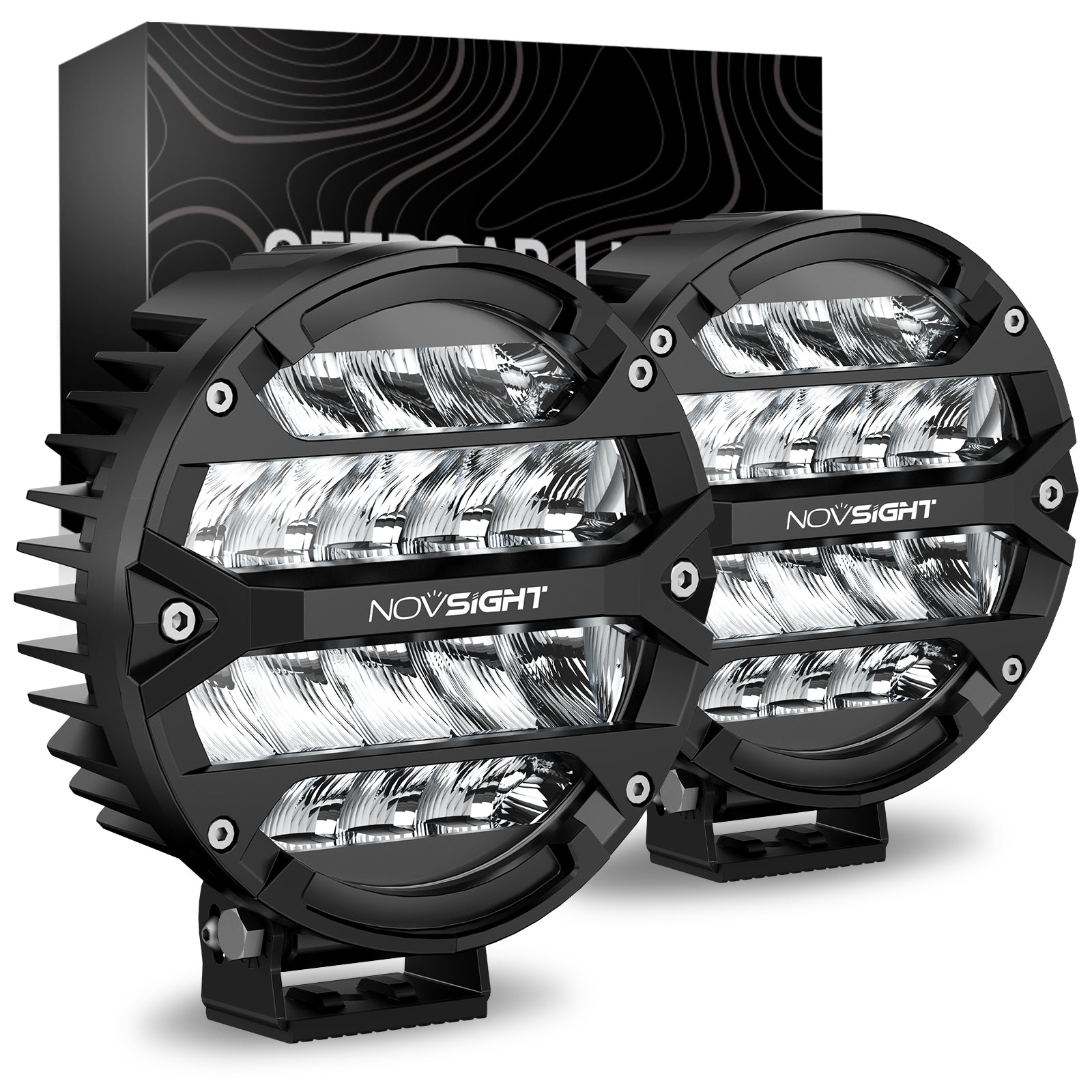 Rock Series | 7-inch LED Pod Round Lights 2 Modes