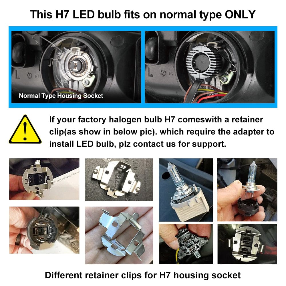N11 Standard Series | 9012 HIR2 LED Bulbs Cost-Effective 60W 13000LM 6500K  White | 2 Bulbs