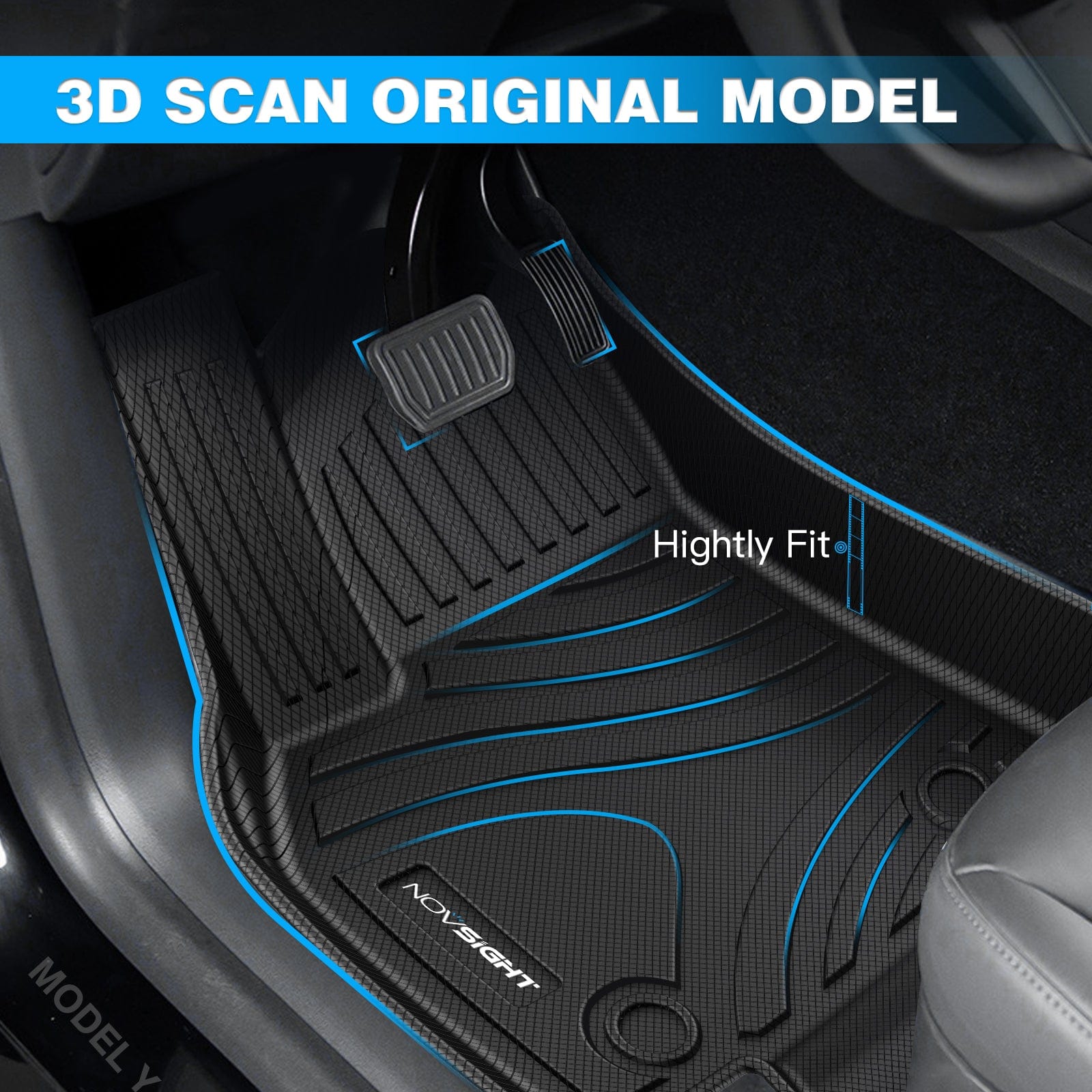 r Custom Fit Floor Mats Compatible with Honda C-RV 2017 - 2022 3D