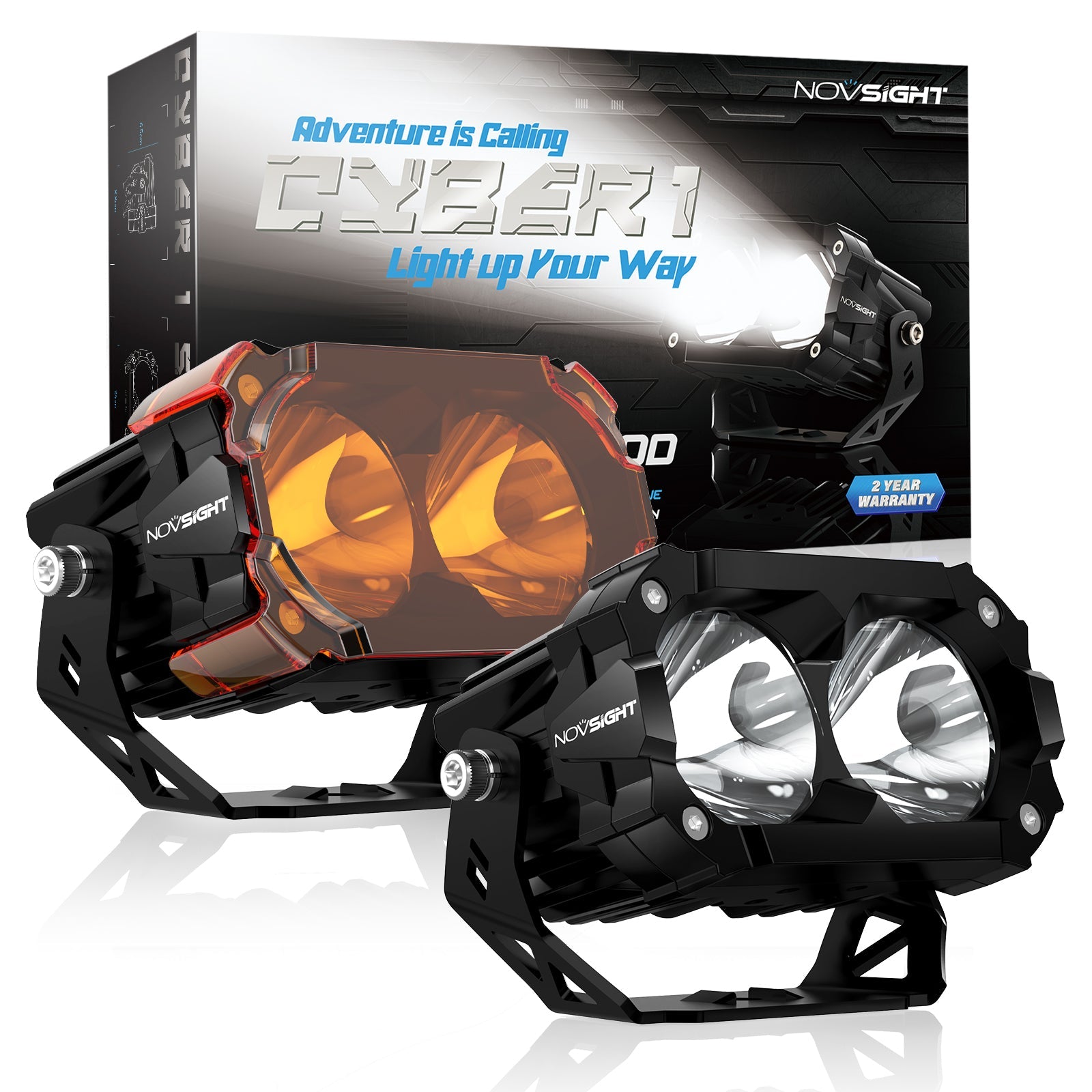 Novsight LED Pod Light Off Road Light LED Pod light Amber Pod