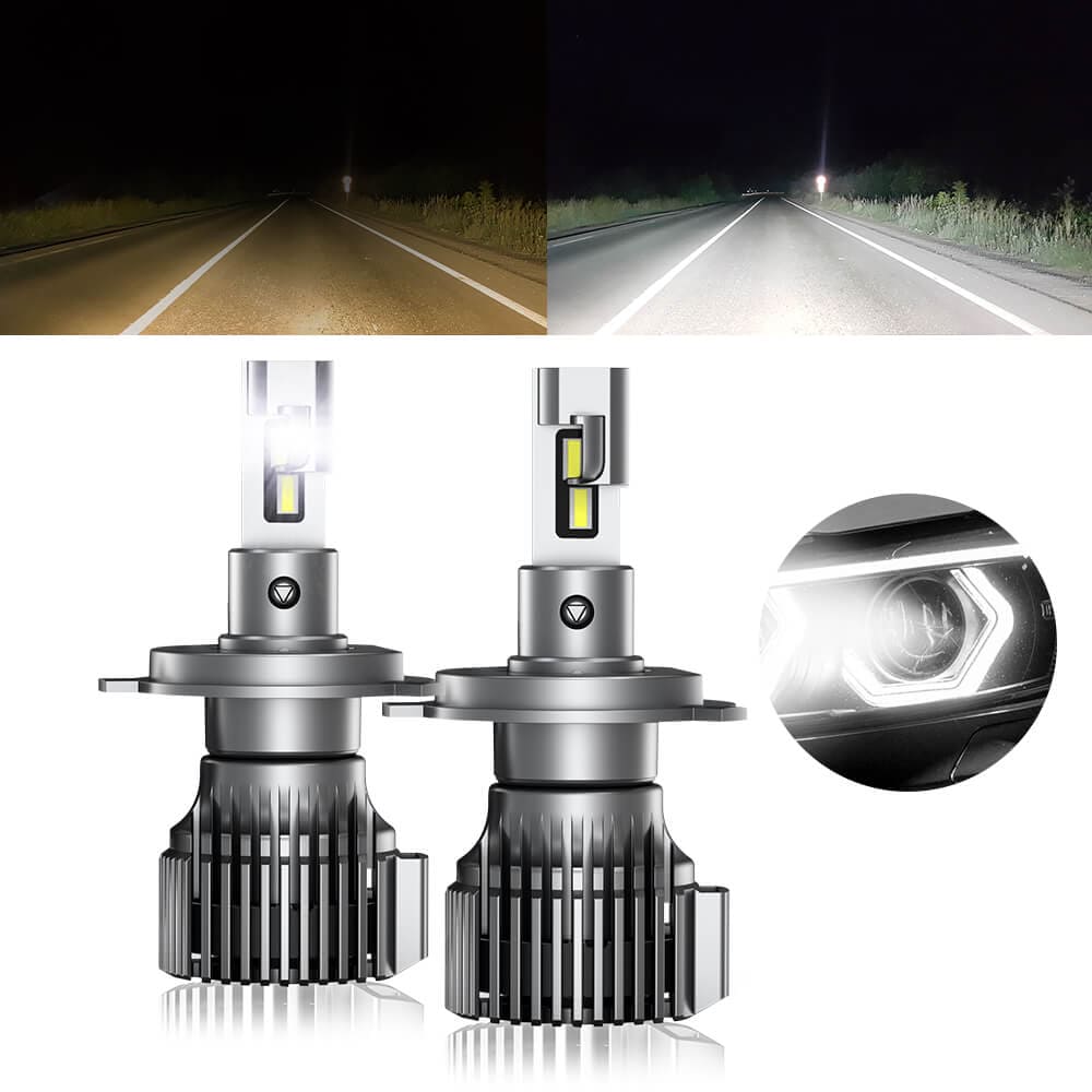 H4 headlight store bulb led